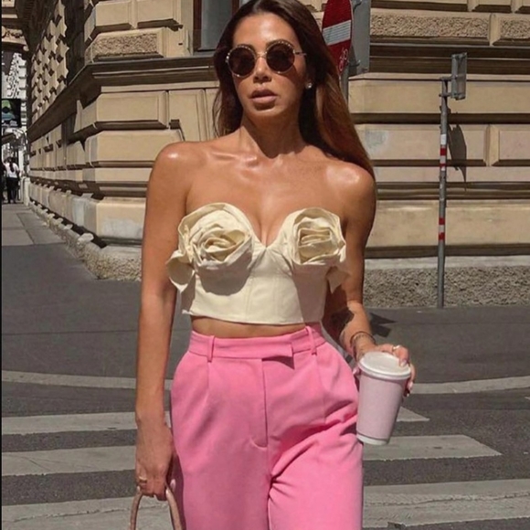 🎈LAST ONE! Zara Limited edition Floral Bustier - Picture 10 of 16